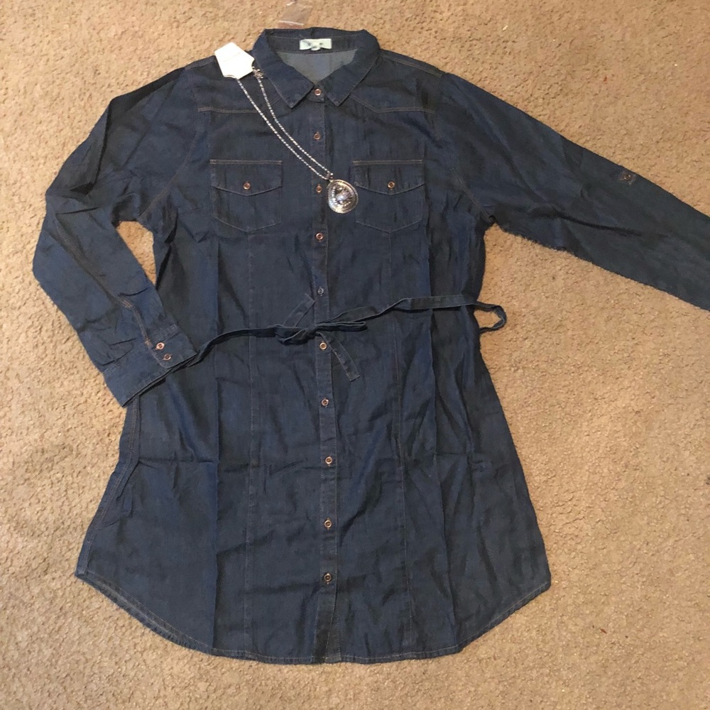 Denim dress